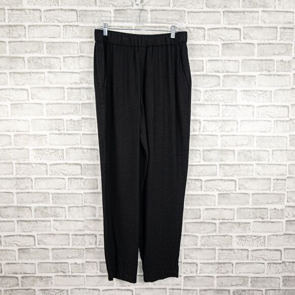 OSKA High-rise Elastic Waist Easy Pants Black Viscose 2 fits 30w - Picture 5 of 10